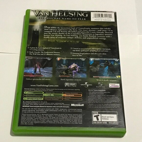 Van Helsing for Xbox Original - Picture 2 of 3